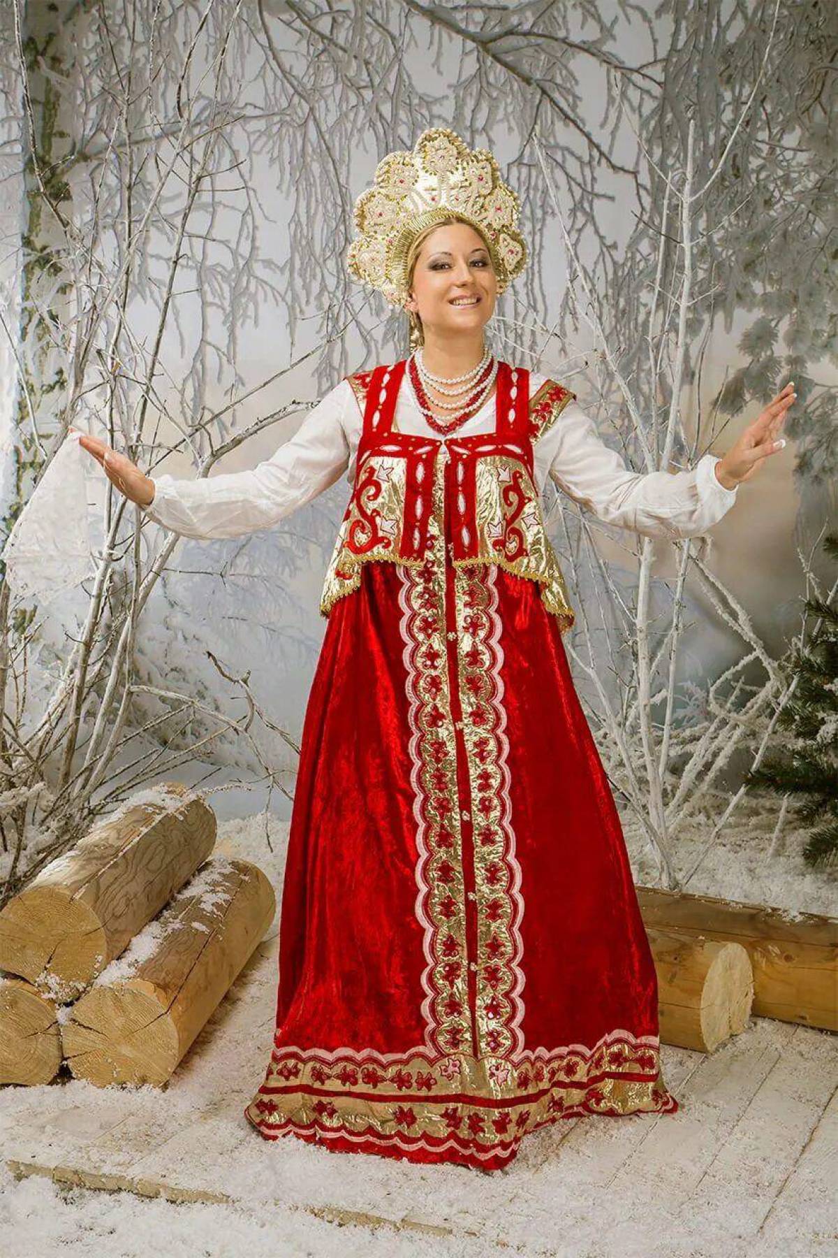 Girls in Slavic costumes in Hefei