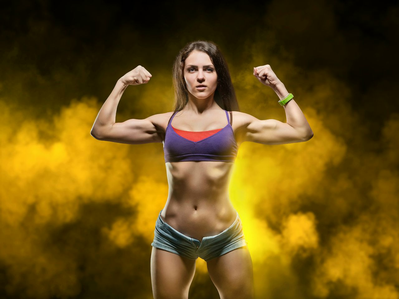 Athletic girls in Hefei